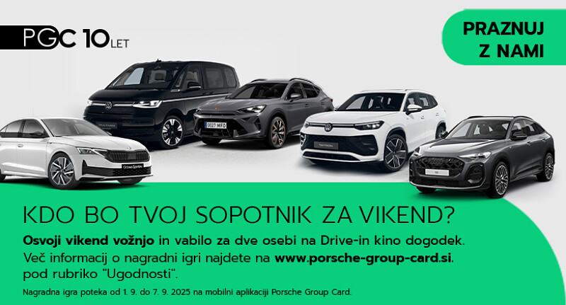 NAGRADNA IGRA ob 10. obletnici lojalnostnega programa Porsche Group Card